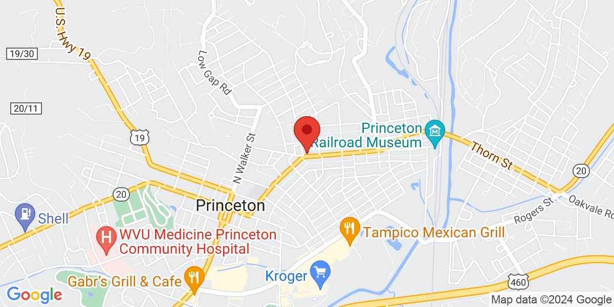 Map of Princeton Public Library
